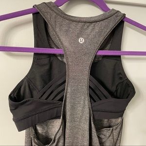 Lululemon | workout tank with sports bra